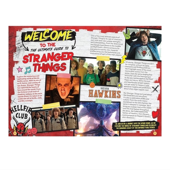 Stranger Things 2024 Ultimate Guide Hardcover Book UK Edition Graphic Novel - Picture 5 of 14